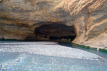 Pasarelas de Alquézar, cueva de Picamartillo