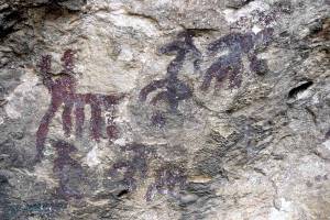 Pinturas rupestres de Mallata, Asque