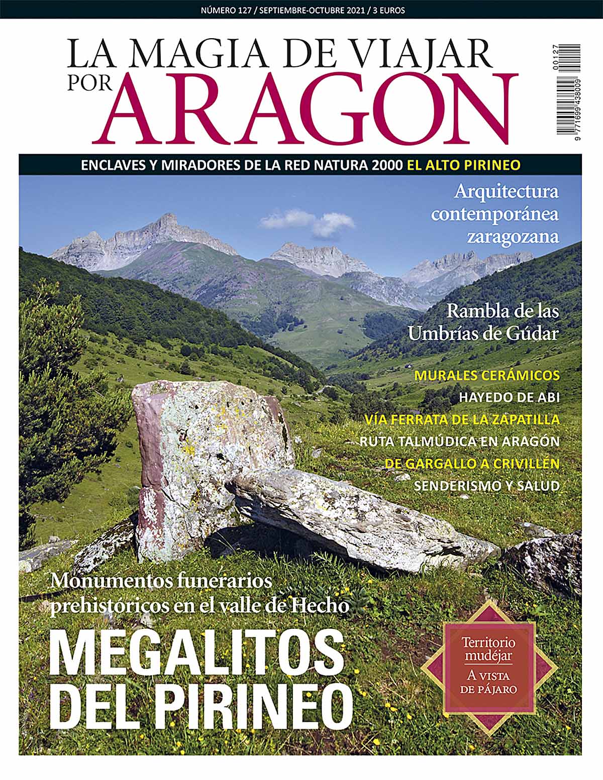 Revista La magia de viajar por Aragón 127 septiembre-octubre 2021